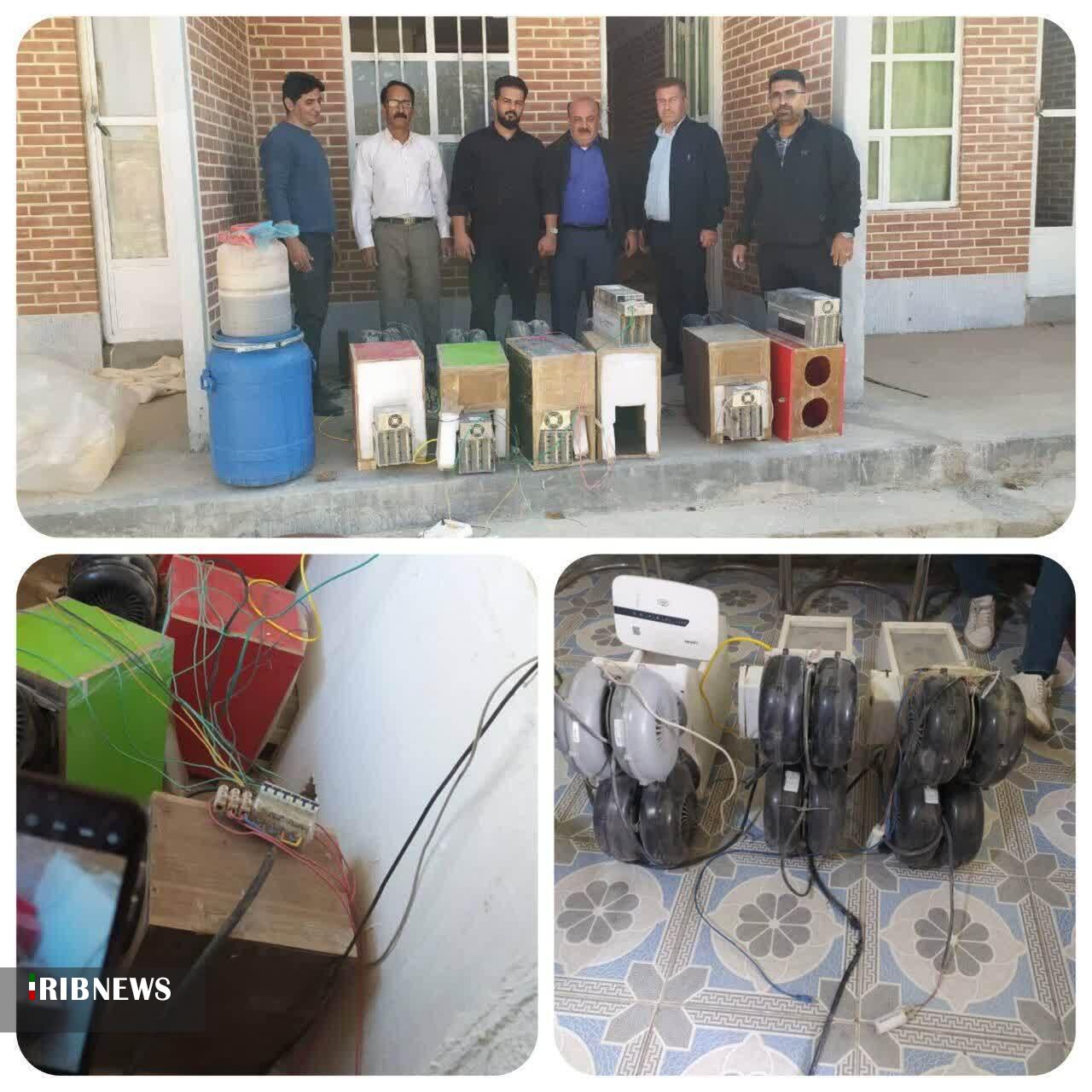 کشف ۹ دستگاه ماینر غیرمجاز در  دورود