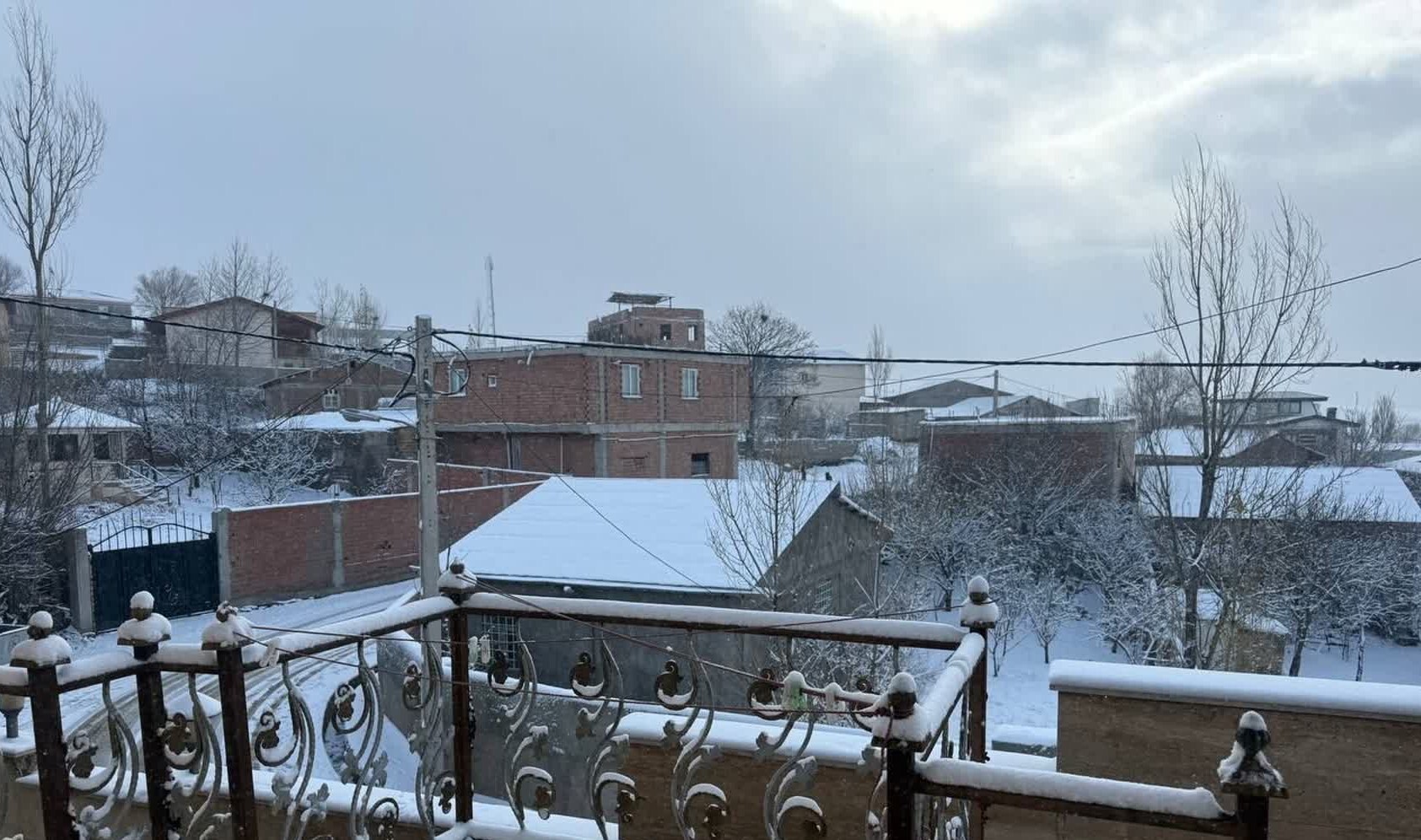 ثبت ۱۵ سانتی‌متر برف در استان اردبیل