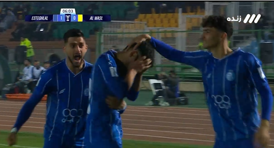 فوتبال لیگ قهرمانان آسیا ۲؛ استقلال یک، الوصل صفر (نیمه نخست)