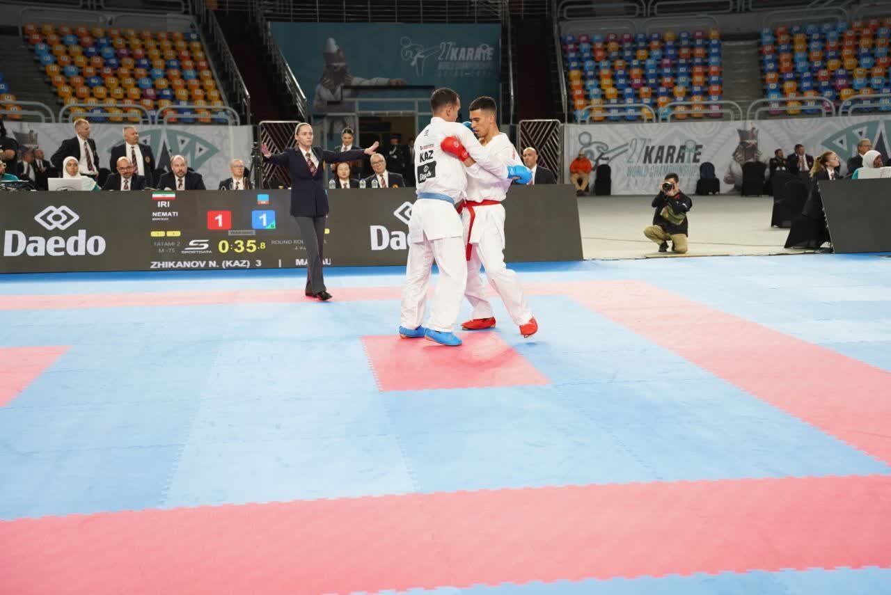 صعودکاراته‌کای ملی‌پوش قمی به مرحله یک هشتم نهایی مسابقات قهرمانی جهان