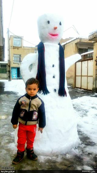 بارش برف در شهرستان ازنا