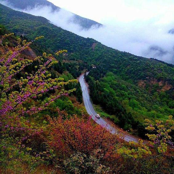  جادهء منتهی به روستای خاک پیرزن...علی آباد کتول...گلستان ‏