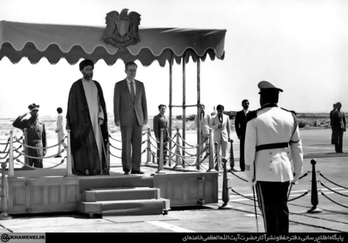 مراسم رسمی بدرقه حضرت آیت‌الله خامنه‌ای